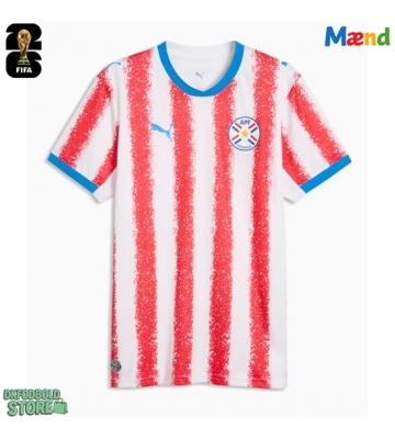 Paraguay Replika Hjemmebanetrøje VM 2026 Kortærmet